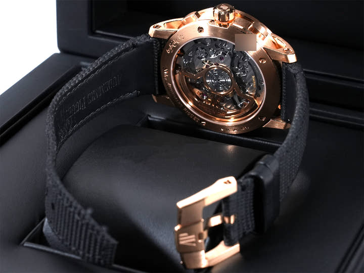 Audemars Piguet CODE 11.59 by Audemars Piguet Chronograph Ref. 26393OR.OO.A002KB.03 Pink Gold Blue Dial