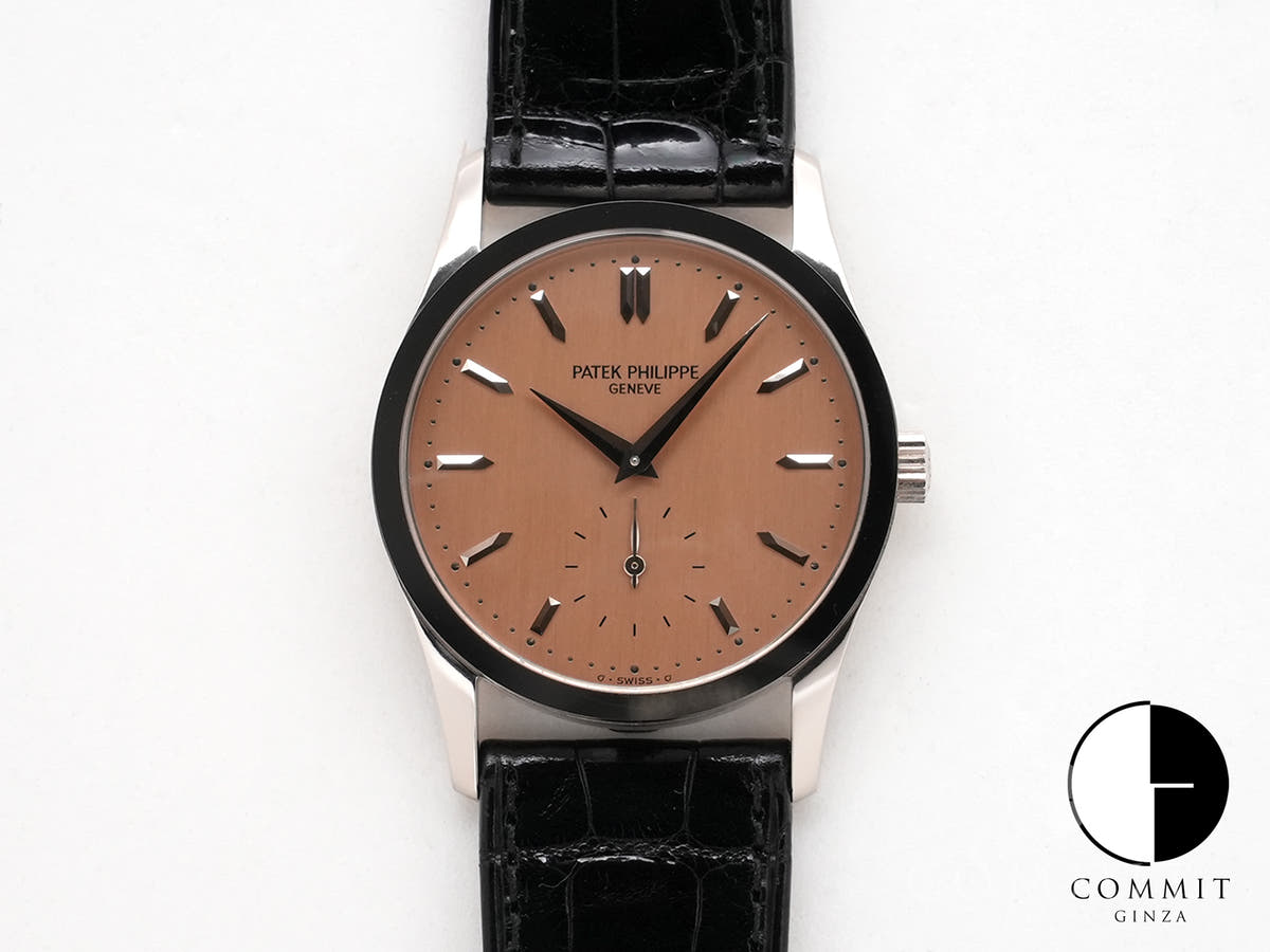 パテックフィリップ カラトラバ Ref.3796SG イエローゴールド ローズ文字盤