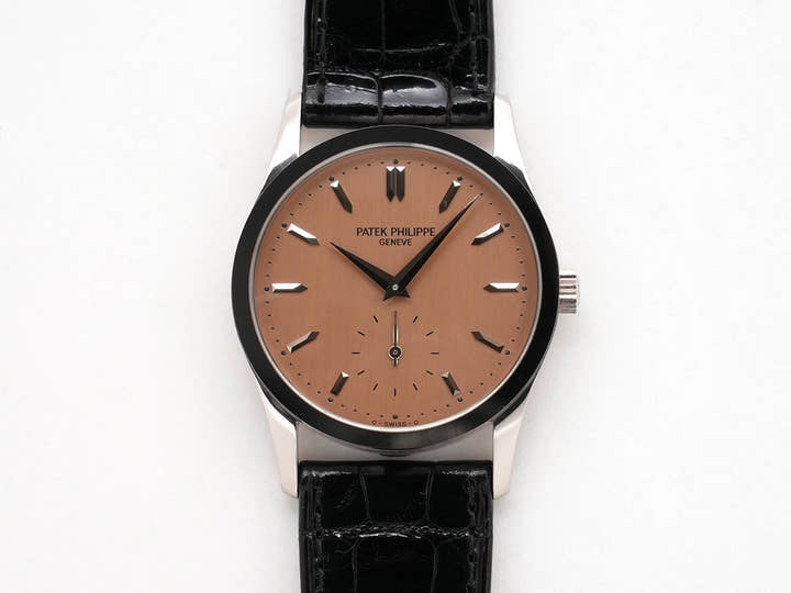 パテックフィリップ カラトラバ Ref.3796SG イエローゴールド ローズ文字盤