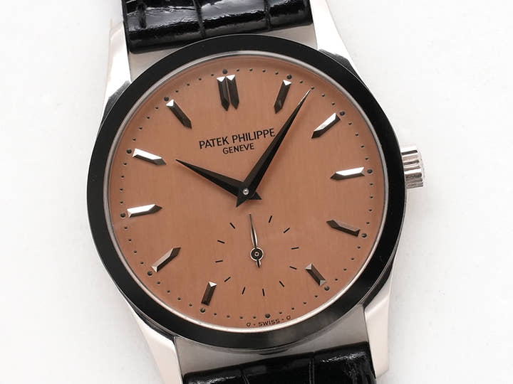 パテックフィリップ カラトラバ Ref.3796SG イエローゴールド ローズ文字盤