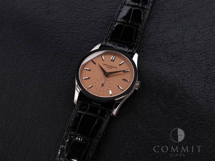 パテックフィリップ カラトラバ Ref.3796SG イエローゴールド ローズ文字盤