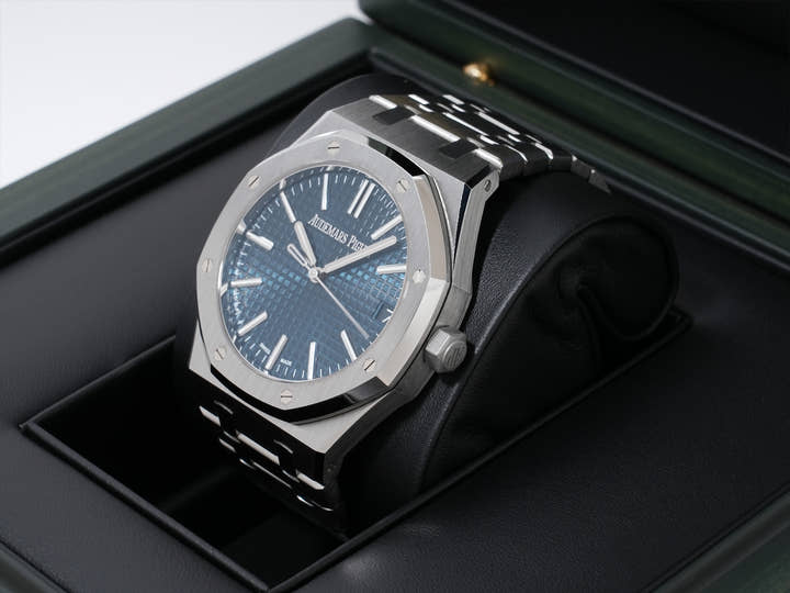 Audemars Piguet Royal Oak 50th Anniversary Ref. 15510ST.OO.1320ST.01 Stainless Steel Blue Dial