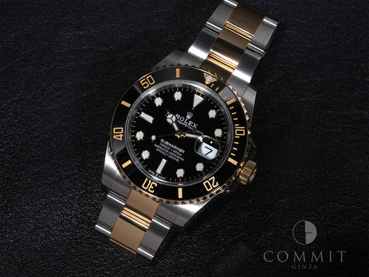 ロレックス サブマリーナー デイト Ref.126613LN ステンレススチール/イエローゴールド ブラック文字盤