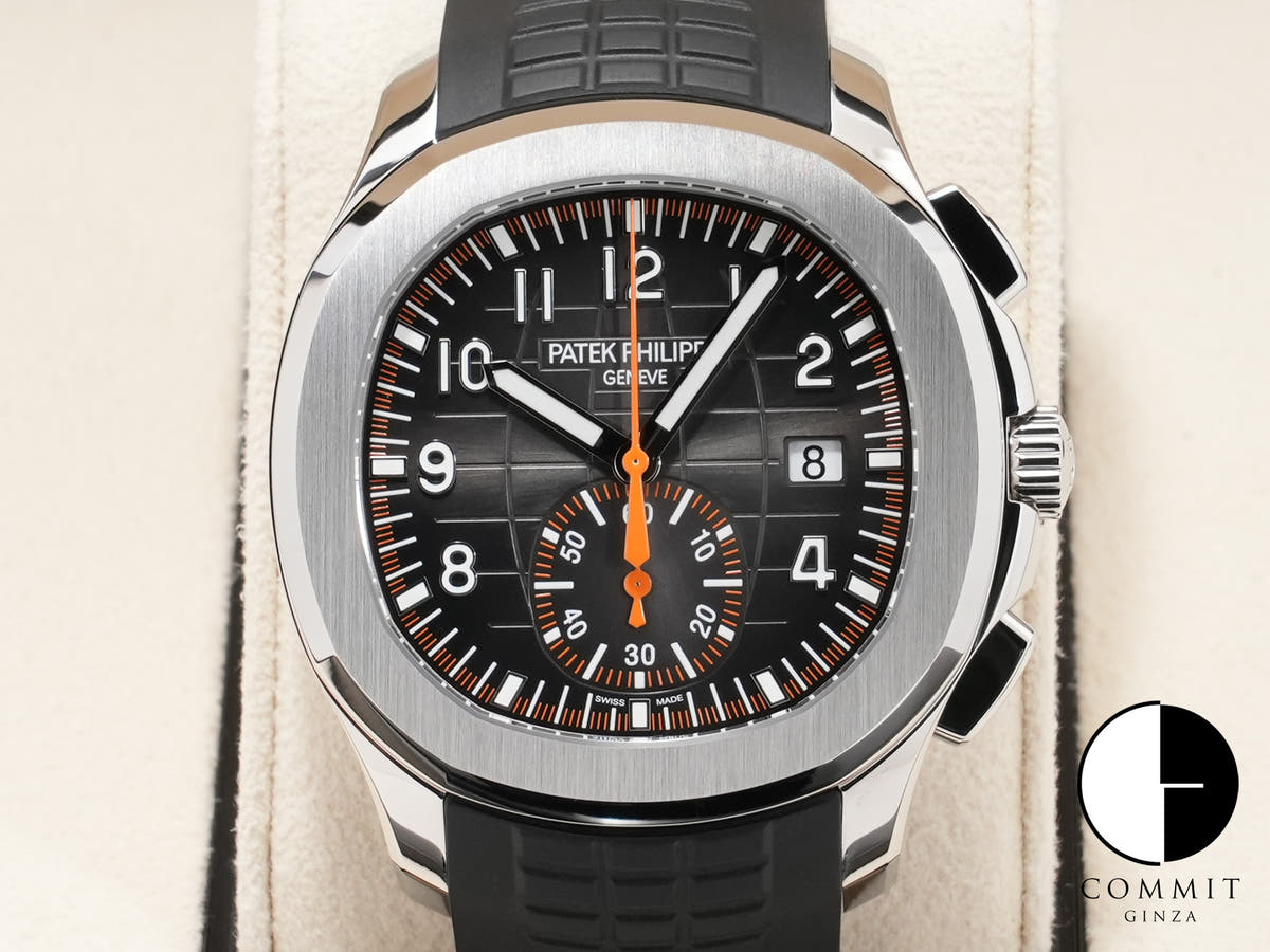 パテックフィリップ アクアノート クロノグラフ Ref.5968A-001 ステンレススチール ブラック文字盤