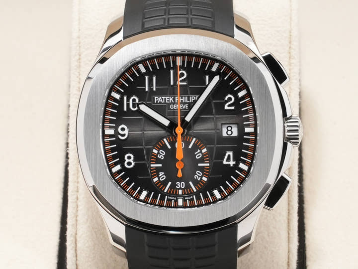 パテックフィリップ アクアノート クロノグラフ Ref.5968A-001 ステンレススチール ブラック文字盤