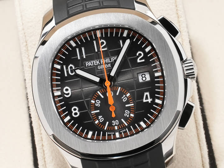 パテックフィリップ アクアノート クロノグラフ Ref.5968A-001 ステンレススチール ブラック文字盤