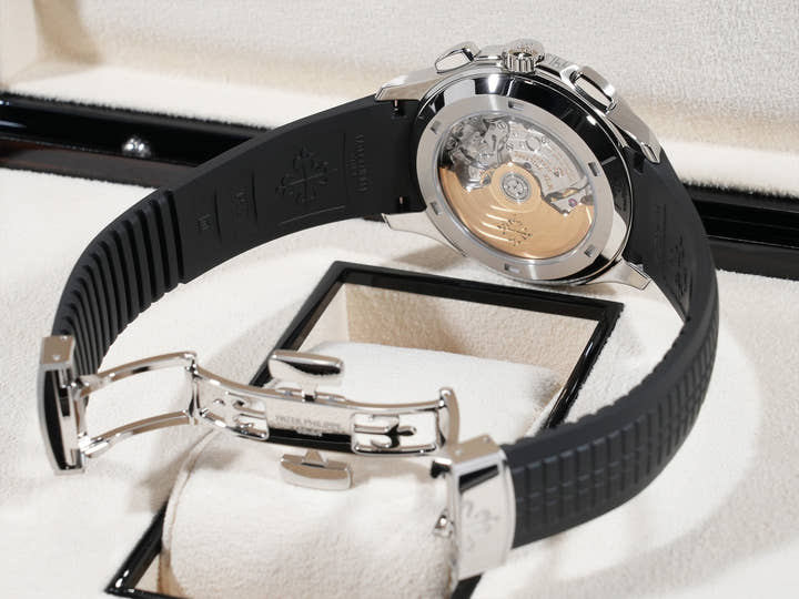 パテックフィリップ アクアノート クロノグラフ Ref.5968A-001 ステンレススチール ブラック文字盤