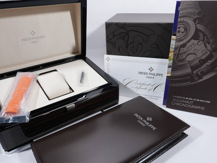 パテックフィリップ アクアノート クロノグラフ Ref.5968A-001 ステンレススチール ブラック文字盤
