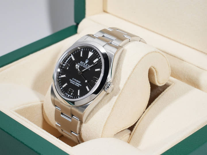 Rolex Explorer I Ref. 214270 Stainless Steel Black Dial