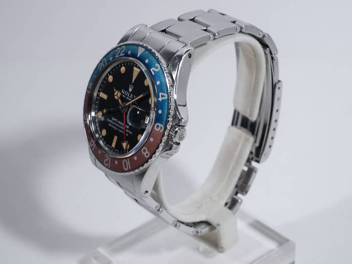 ロレックス GMTマスター Ref.1675 ステンレススチール ブラック文字盤 オイスターブレスレット