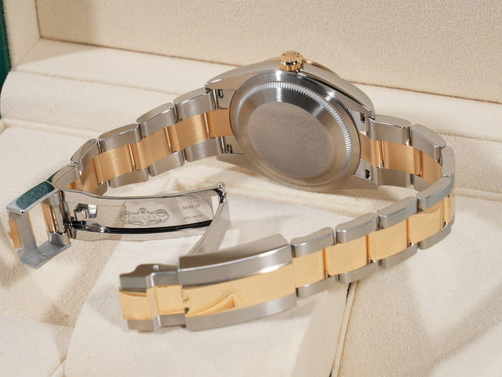 ロレックス エクスプローラー36 Ref.124273 ステンレススチール/イエローゴールド ブラック文字盤