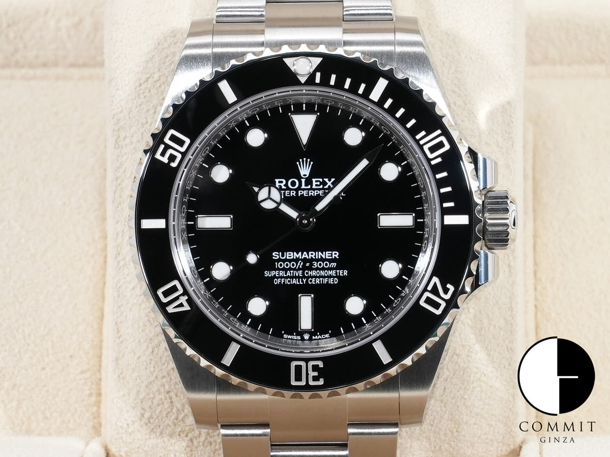 ロレックス サブマリーナー ノンデイト Ref.124060 ステンレススチール ブラック文字盤