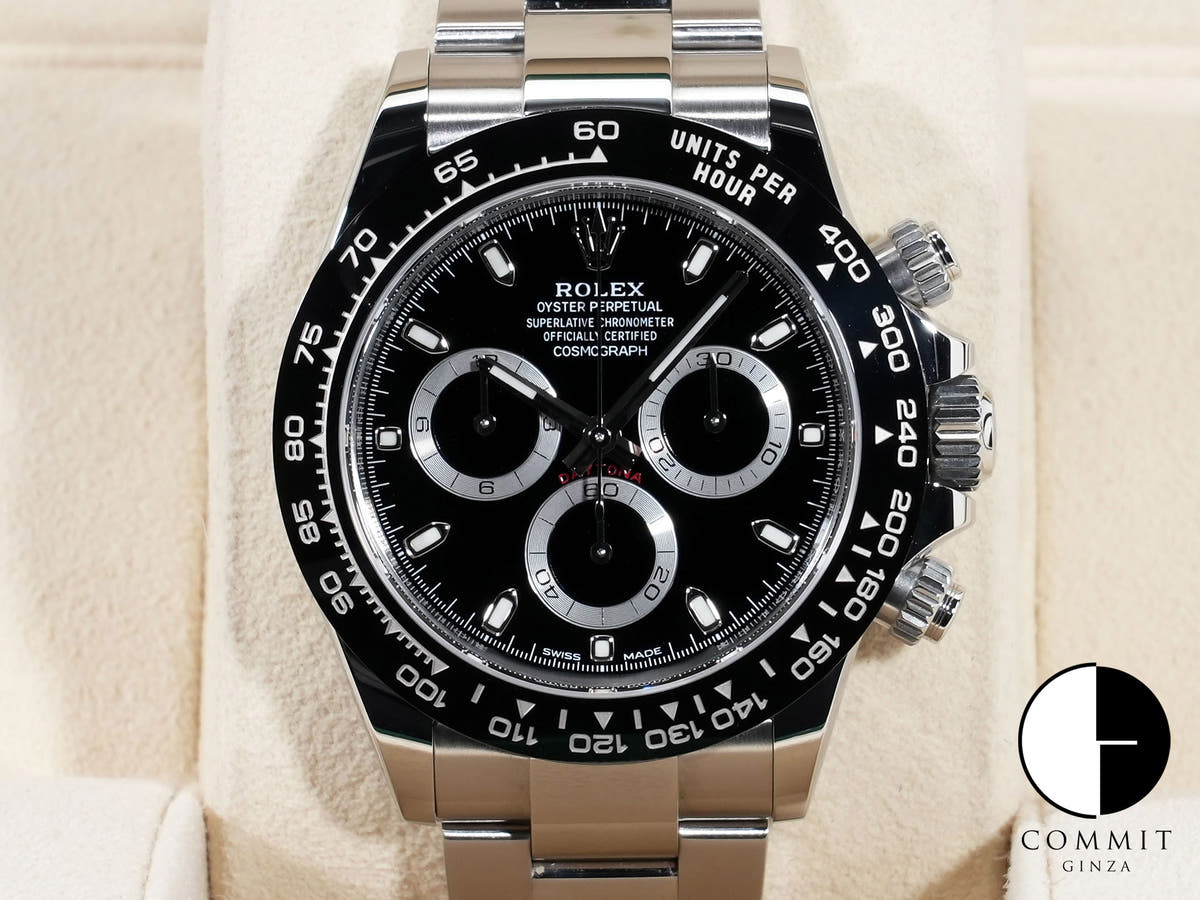 ロレックス デイトナ Ref.116500LN ステンレススチール ブラック文字盤