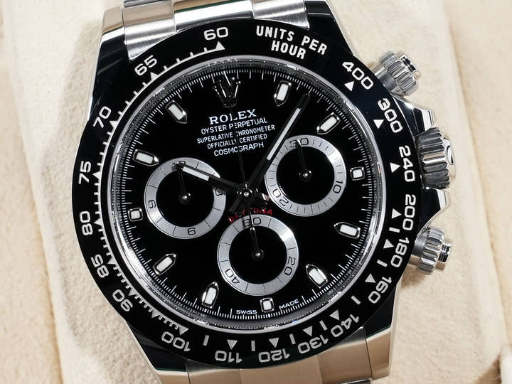 ロレックス デイトナ Ref.116500LN ステンレススチール ブラック文字盤