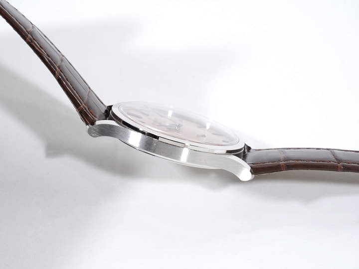 パテックフィリップ カラトラバ Ref.6196P-001 プラチナ ローズゴールドめっきオパーリン文字盤