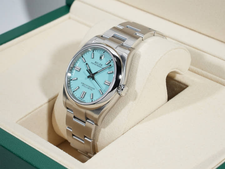 Rolex Oyster Perpetual 36 Ref. 126000 Stainless Steel Turquoise Dial