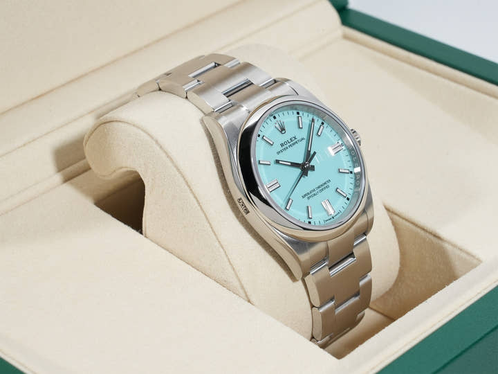 Rolex Oyster Perpetual 36 Ref. 126000 Stainless Steel Turquoise Dial