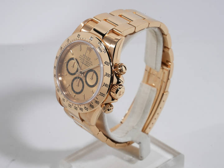 ロレックス デイトナ エルプリメロ Ref.16528 イエローゴールド シャンパン文字盤