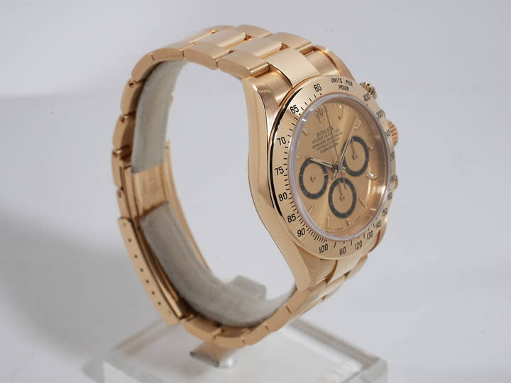 ロレックス デイトナ エルプリメロ Ref.16528 イエローゴールド シャンパン文字盤