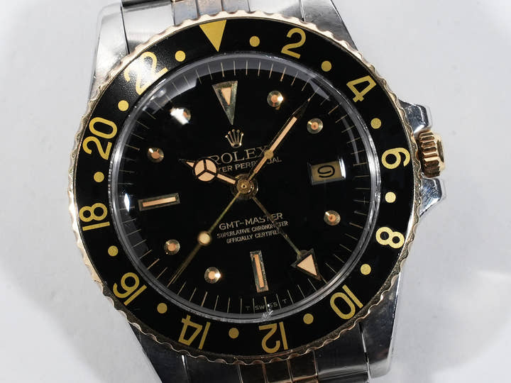 ロレックス GMTマスター Ref.1675/3 ステンレススチール/イエローゴールド ブラック文字盤 ジュビリーブレスレット