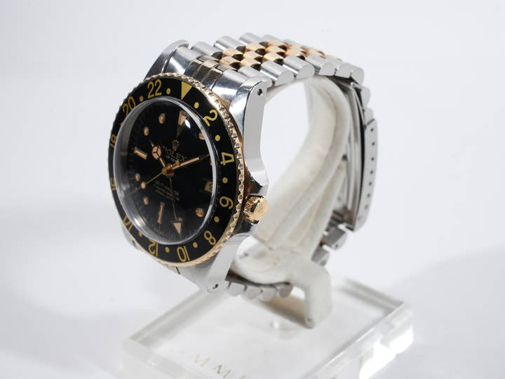 ロレックス GMTマスター Ref.1675/3 ステンレススチール/イエローゴールド ブラック文字盤 ジュビリーブレスレット