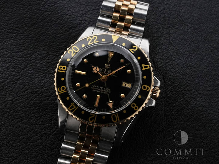 ロレックス GMTマスター Ref.1675/3 ステンレススチール/イエローゴールド ブラック文字盤 ジュビリーブレスレット