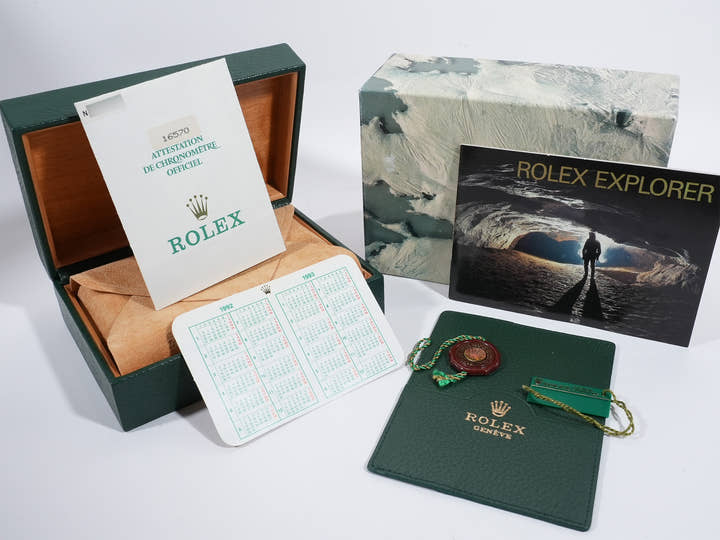 ロレックス エクスプローラーII Ref.16570 ステンレススチール ホワイト文字盤