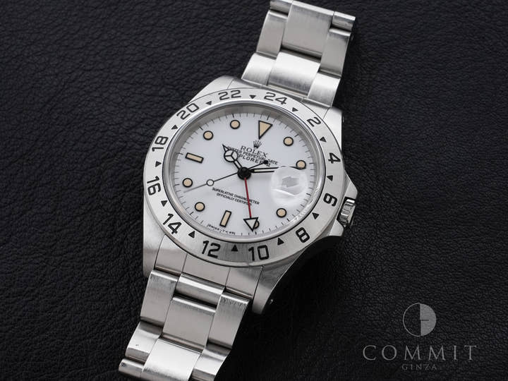 ロレックス エクスプローラーII Ref.16570 ステンレススチール ホワイト文字盤