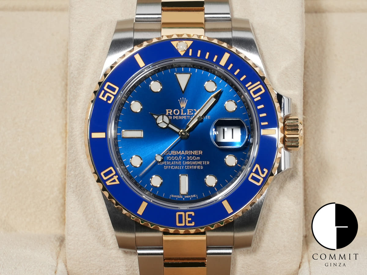 ロレックス サブマリーナー デイト Ref.116613LB ステンレススチール/イエローゴールド ブルー文字盤