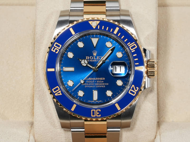 ロレックス サブマリーナー デイト Ref.116613LB ステンレススチール/イエローゴールド ブルー文字盤