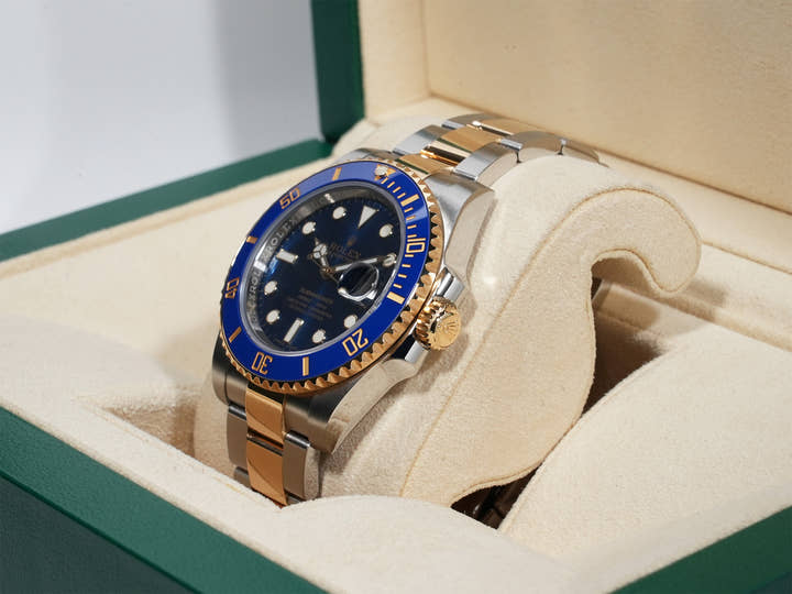 ロレックス サブマリーナー デイト Ref.116613LB ステンレススチール/イエローゴールド ブルー文字盤