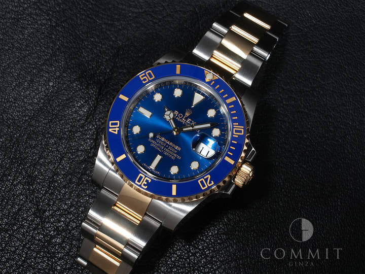 ロレックス サブマリーナー デイト Ref.116613LB ステンレススチール/イエローゴールド ブルー文字盤