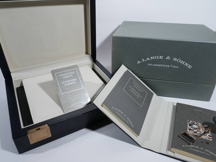 A.ランゲ&ゾーネ ダトグラフ Ref.403.031 18KPG ブラック文字盤 美品 5qdvi4f6