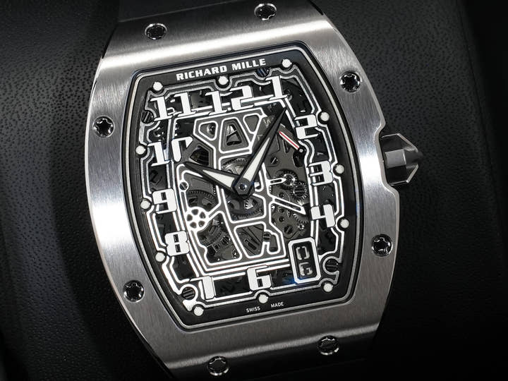 リシャールミル オートマティック Ref.RM67-01 TI スケルトン文字盤 未使用 5w3ubs47