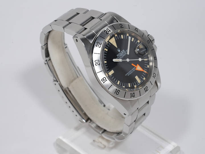 ロレックス エクスプローラーII Ref.1655 ステンレススチール ブラック文字盤