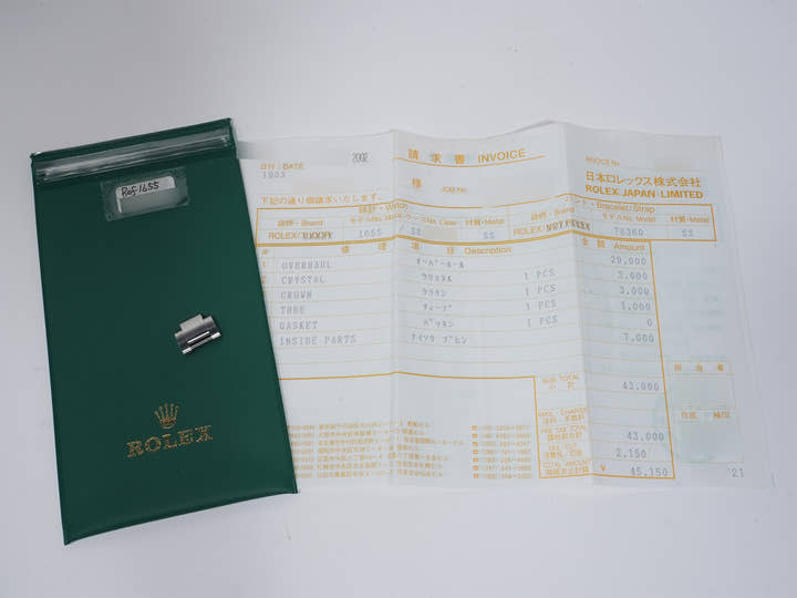 ロレックス エクスプローラーII Ref.1655 ステンレススチール ブラック文字盤