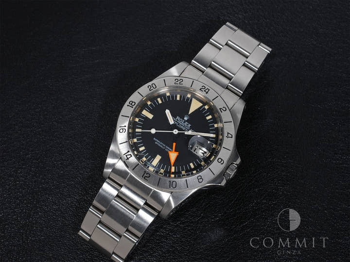 ロレックス エクスプローラーII Ref.1655 ステンレススチール ブラック文字盤