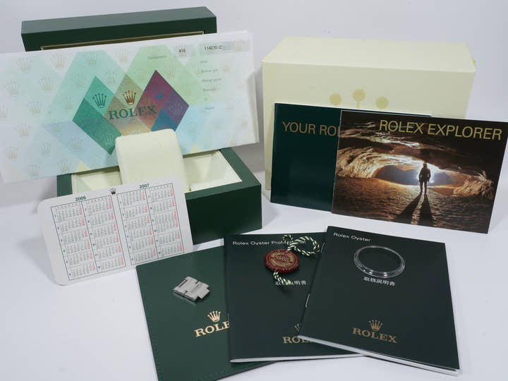 Rolex Explorer I Ref.114270 SS Black Dial Used 43ruejs5