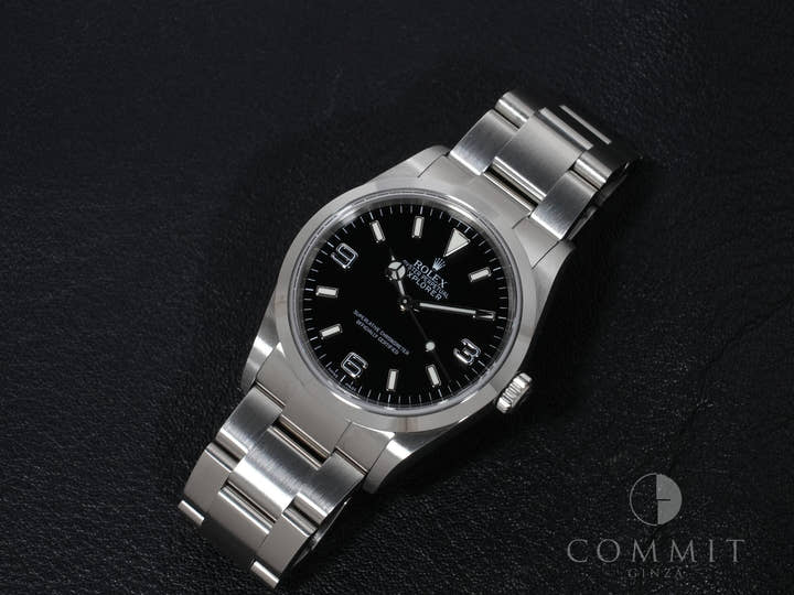 Rolex Explorer I Ref.114270 SS Black Dial Used 43ruejs5