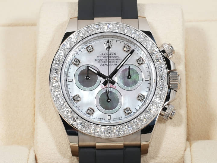 ロレックス デイトナ Ref.126589RBR ホワイトゴールド マザーオブパールxホワイト/ブラック文字盤