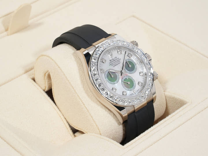 ロレックス デイトナ Ref.126589RBR ホワイトゴールド マザーオブパールxホワイト/ブラック文字盤