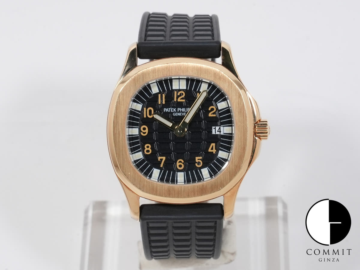 パテックフィリップ アクアノート Ref.4960J イエローゴールド ブラック文字盤