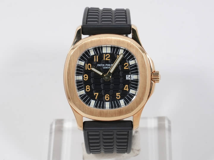 パテックフィリップ アクアノート Ref.4960J イエローゴールド ブラック文字盤