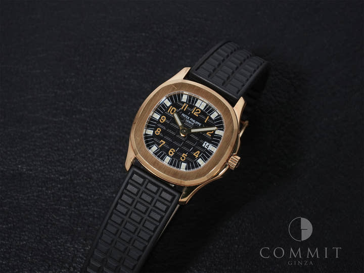 パテックフィリップ アクアノート Ref.4960J イエローゴールド ブラック文字盤