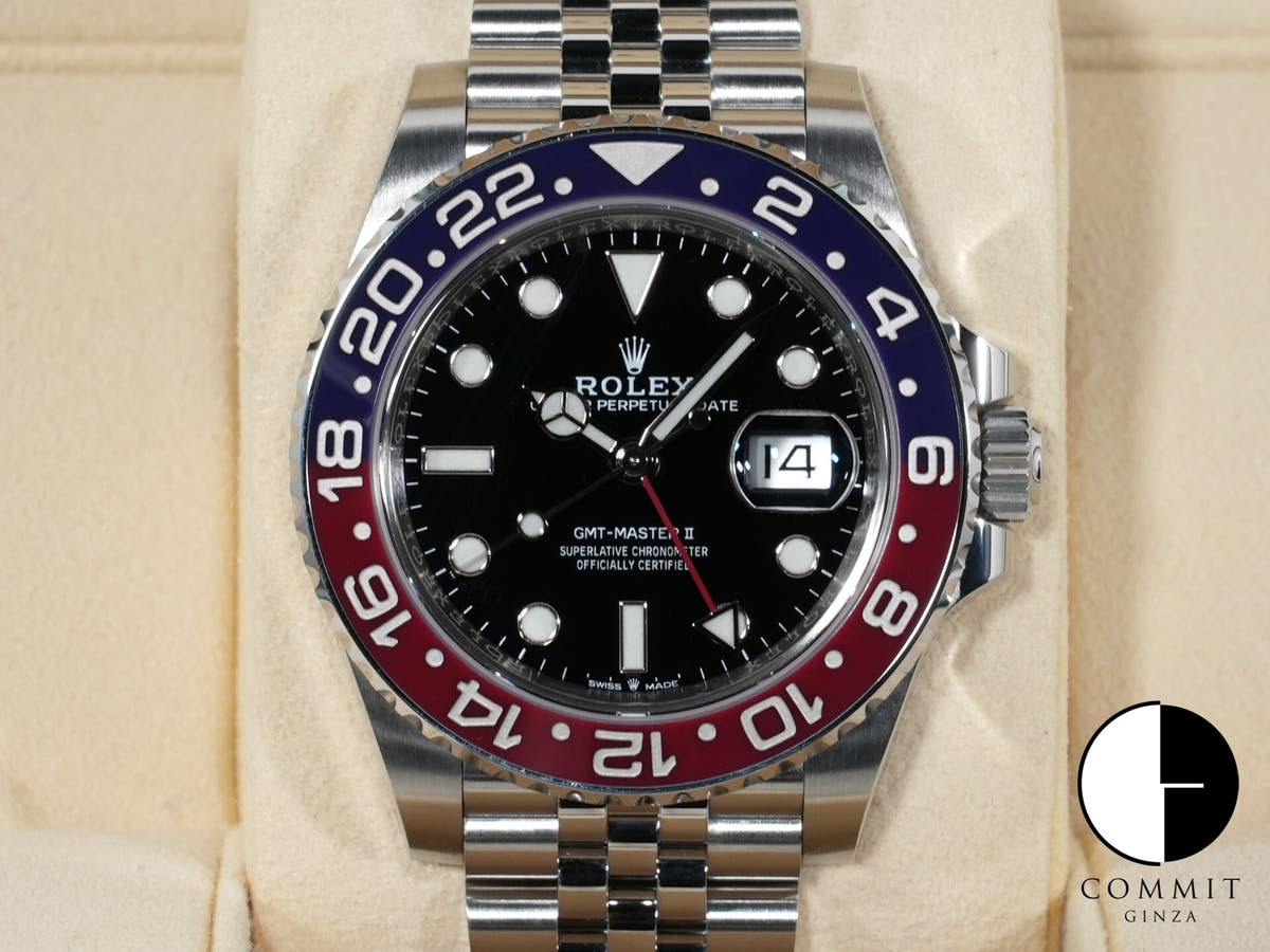 ロレックス GMTマスターII Ref.126710BLRO ステンレススチール ブラック文字盤 ジュビリーブレスレット