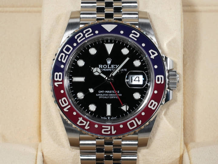 ロレックス GMTマスターII Ref.126710BLRO ステンレススチール ブラック文字盤 ジュビリーブレスレット