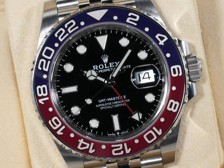 ロレックス GMTマスターII Ref.126710BLRO ステンレススチール ブラック文字盤 ジュビリーブレスレット
