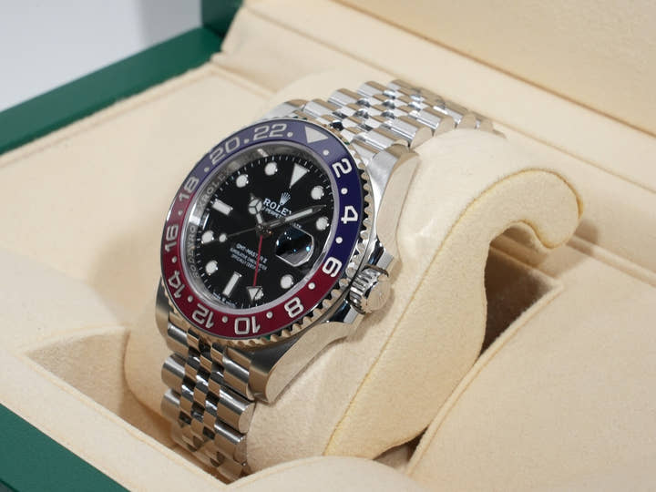 ロレックス GMTマスターII Ref.126710BLRO ステンレススチール ブラック文字盤 ジュビリーブレスレット