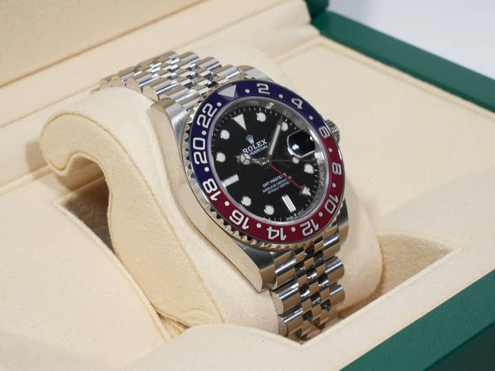ロレックス GMTマスターII Ref.126710BLRO ステンレススチール ブラック文字盤 ジュビリーブレスレット
