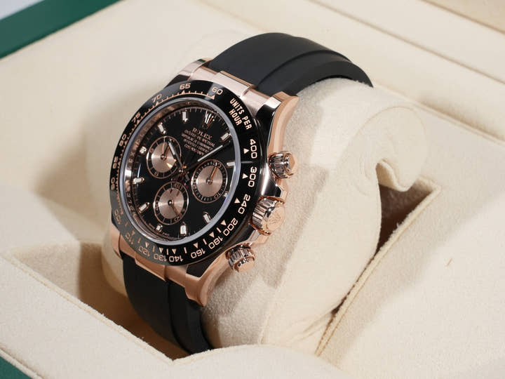 ロレックス デイトナ Ref.116515LN エバーローズゴールド ブラックxピンク文字盤